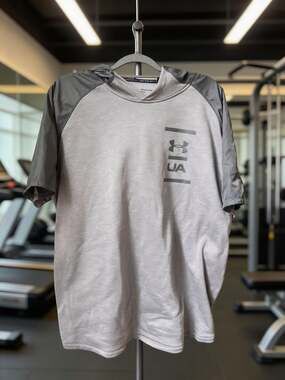 Under Armour MK-1 French Terry Short Sleeve Hoodie 2XL